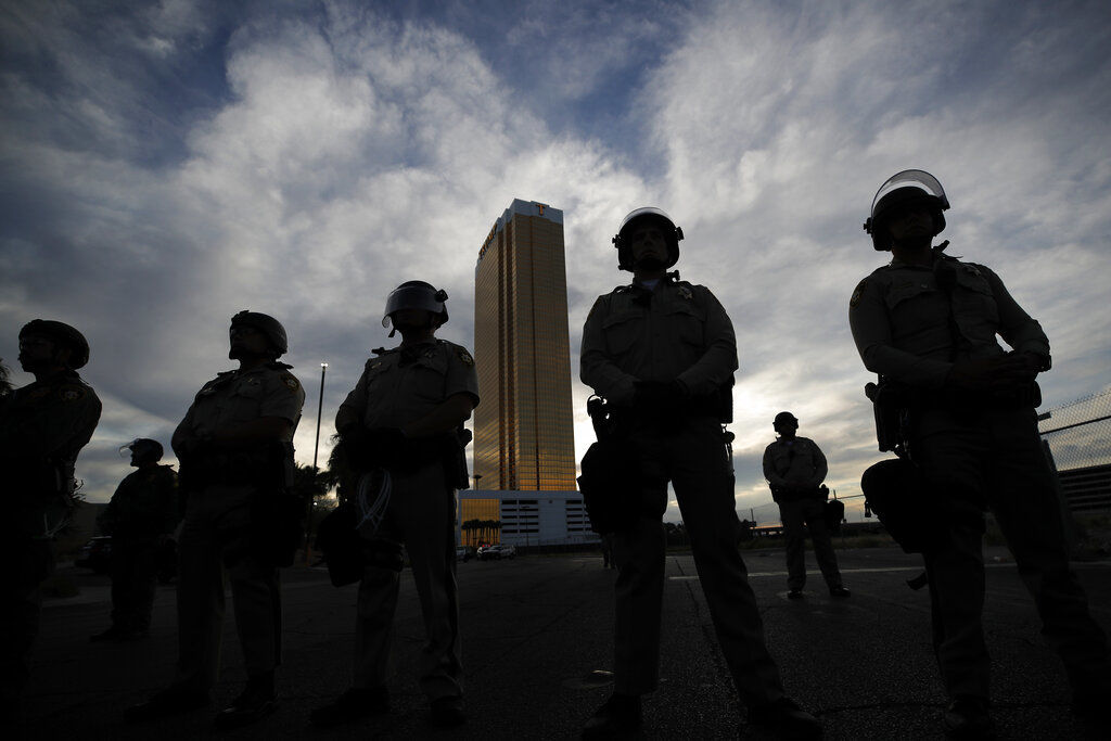APTOPIX America Protests Las Vegas